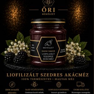 Liofilizált szedres akácméz